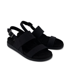 Marin Strap Sandal Black Heavy Canvas