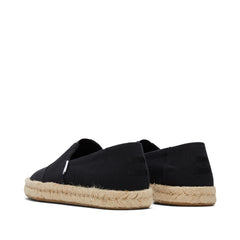 Alpargata Black Recycled Cotton Rope 2.0 Espadrille