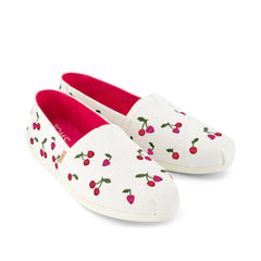 Womens Alpargata Classic Cherry Embroidery
