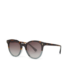 Aaryn Tortoise Ocean Grey Fade Handcrafted Sunglasses
