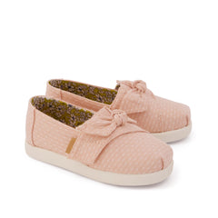 Alpargata Classic Toddler Shoe Bloom Chambray Dot with Bow