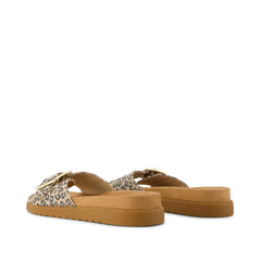 Womens Marin Slide Sandal Leopard Print