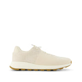 Womens TRVL LITE Cabrillo Sneaker Water Repellent Beige Canvas Mesh