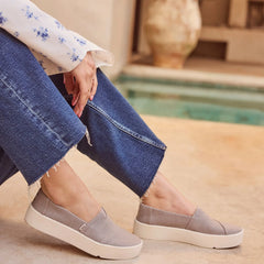Verona Grey Slip On Sneaker