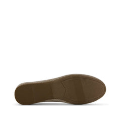 Womens Gemma Flat Dune Brown Engineered Knit