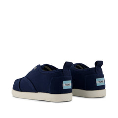 Cordones Plus Toddler Sneaker Navy Canvas