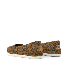 Womens Alpargata Ballet Flat Toffee Leopard Print