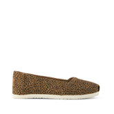 Womens Alpargata Ballet Flat Toffee Leopard Print
