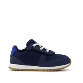 TRVL LITE Retro Runner Toddler Sneaker Water Repellent Multi Navy Vintage Twill