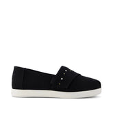 Alpargata Classic Kids Shoe Black Brushed Twill
