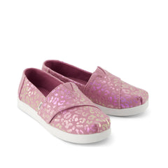 Alpargata Classic Kids Shoe Cosmic Pink Iridescent Leopard