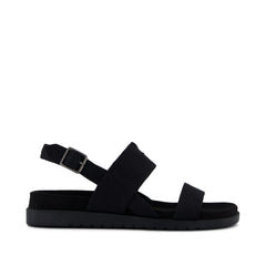 Marin Strap Sandal Black Heavy Canvas