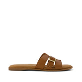 Womens Sol Slide Sandal Brown Sugar Leather