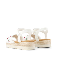 Diana Kids Sandal Embroidered Cherries