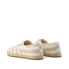 Womens Palmera Plus Natural Metallic Stripe