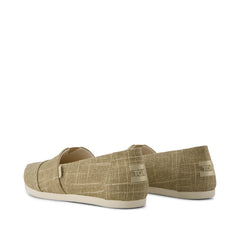 Womens Alpargata Classic Gold Shimmer Crosshatch