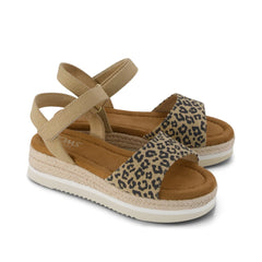 Diana Kids Sandal Natural Leopard Spots