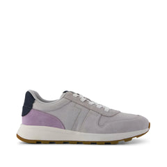 Womens TRVL LITE Retro Runner Sneaker Water Repellent Lunar Grey Suede