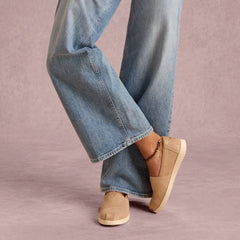 Womens Alpargata Plus Bronze Metallic Crosshatch Suede