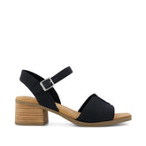 Womens Eloise Sandal Black Woven
