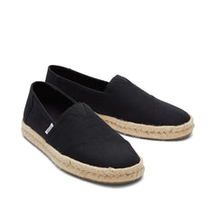 Alpargata Black Recycled Cotton Rope 2.0 Espadrille