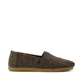 Mens Alpargata Classic Chocolate Brown Flecked Tweed