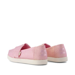 Alpargata Classic Kids Shoe Pink Quartz Iridescent Woven