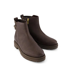 Womens Astrid Boot Water Repellent Chocolate Brown Faux Leather