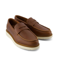 Navi TRVL LITE Havana Loafer Walnut Leather