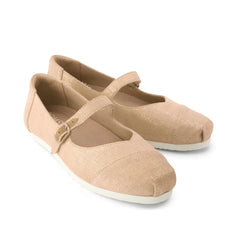 Womens Alpargata Mary Jane Bronze Metallic Crosshatch Suede