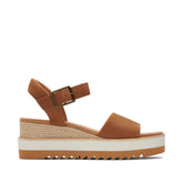 Diana Tan Leather Wedge Sandal
