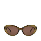 Luna Striped Prairie Handcrafted Sunglasses