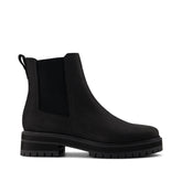 Bennet All Black Water Resistant Leather Boot