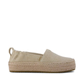Valencia Platform Kids Espadrille Champagne Glimmer