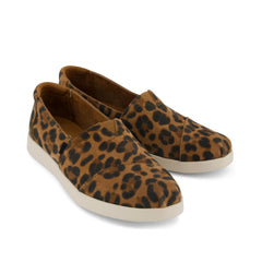 Womens Alpargata Plus Brown Sugar Leopard Print Suede