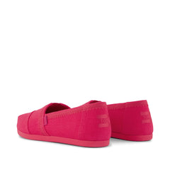 Womens Alpargata Classic Fuchsia Embroidered Heritage Canvas