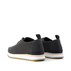 Womens Resident Plus Lace-Up Sneaker Charcoal Engineered Knit