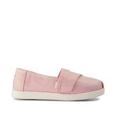 Alpargata Classic Kids Shoe Pink Quartz Iridescent Woven
