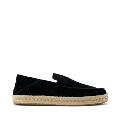Alonso Rope Loafer Black Suede