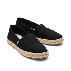 Alpargata Rope 2.0 Black Recycled Cotton Espadrille