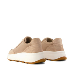 Womens TRVL Lite Wedge Sneaker Water Repellent Taupe Vintage Twill