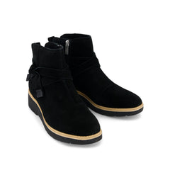 Womens Marlow Boot Water Repellent Black Suede