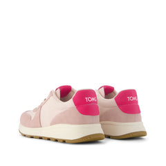 Womens TRVL LITE Retro Runner Sneaker Water Repellent Pale Rose