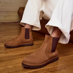Griffin Brown Water Resistant Leather Boot