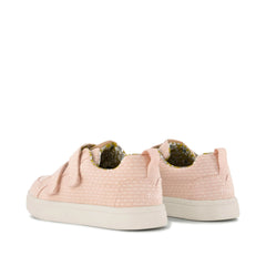 Cruz Double Strap Kids Sneaker Bloom Chambray Dot