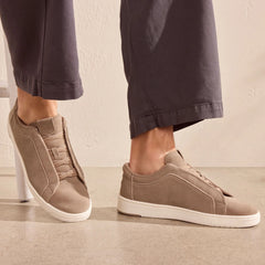 Mens TRVL Lite Miles Lace-Up Sneaker Water Resistant Dune Suede