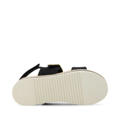 Giana Kids Sandal Black Canvas