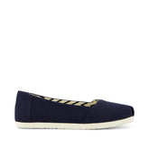 Womens Alpargata Ballet Flat Navy Heritage Canvas