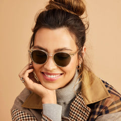 Bellini Champagne Crystal Handcrafted Sunglasses