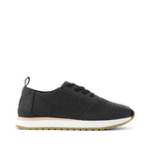 Womens Resident Plus Lace-Up Sneaker Charcoal Engineered Knit